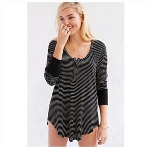 Urban Outfitters TMD Henley Thermal Shirt